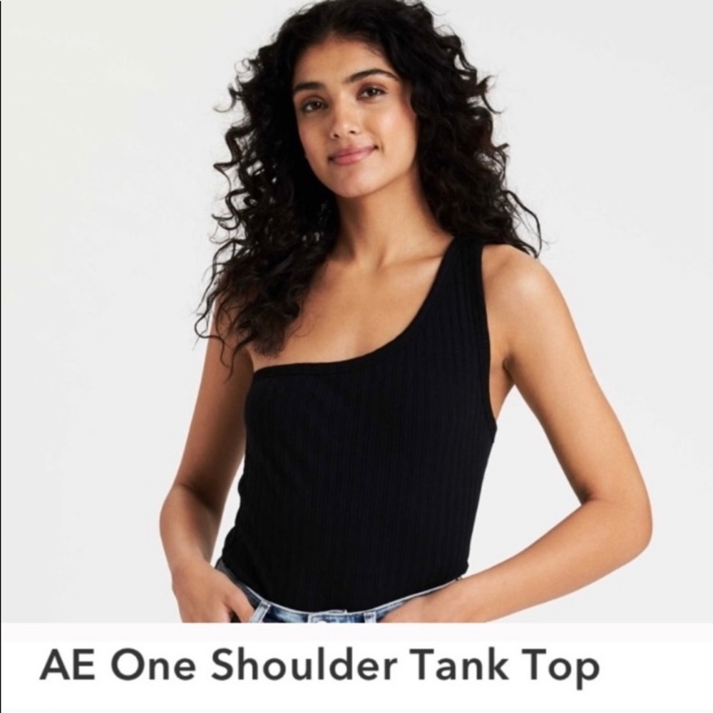 AE One Shoulder Ribbed Tank
